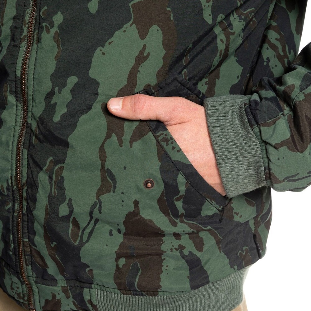 🔥Quiksilver Hakata Bay Bomber Jacket NWT - Picture 7 of 9